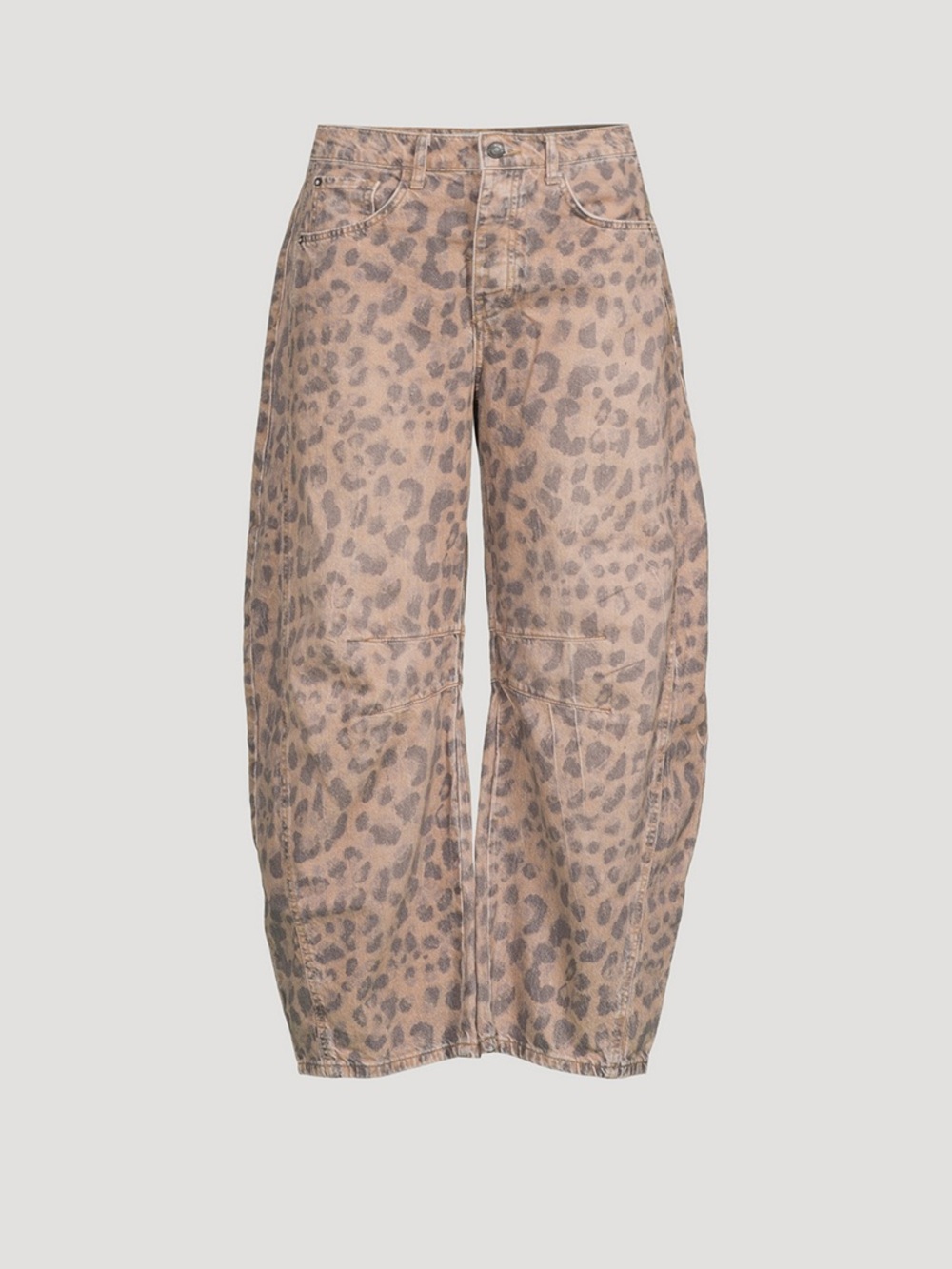 NWT Free People | 28 | Good Luck Barrel-Leg Jeans In Bandana Print